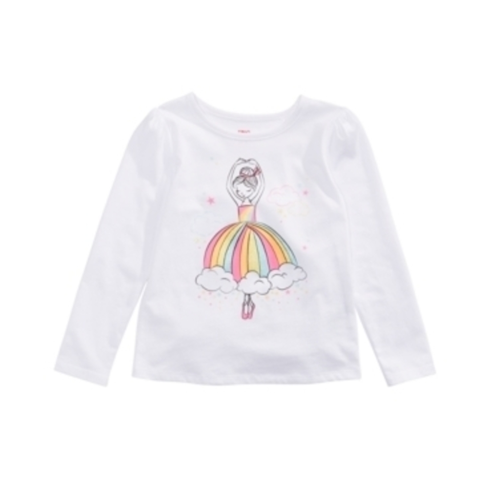 Epic Threads Rainbow Ballerina T-Shirt for Girls